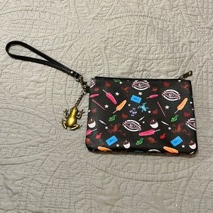 Harry Potter Honeydukes print wristlet